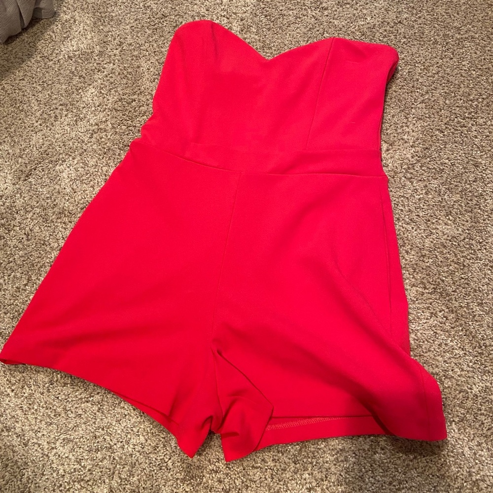 Strapless Romper